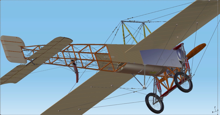 Maquette d'avion « Bleriot XI »